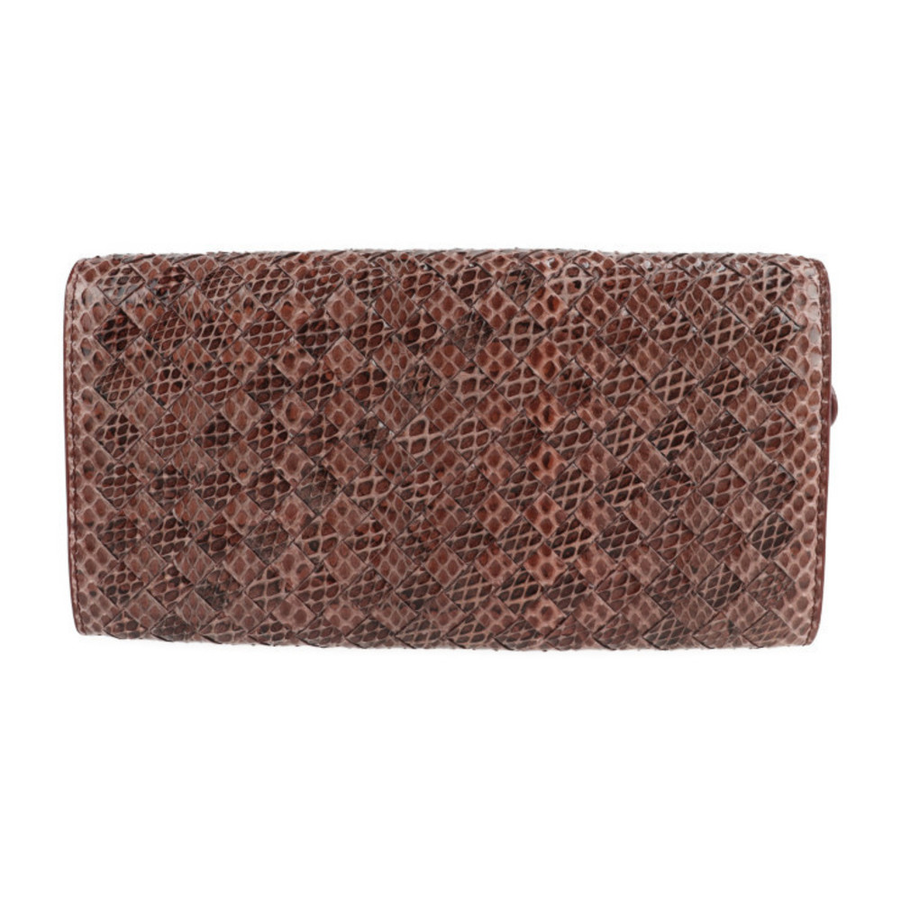 Bottega Veneta Wallet Python Pink Dark - image 3
